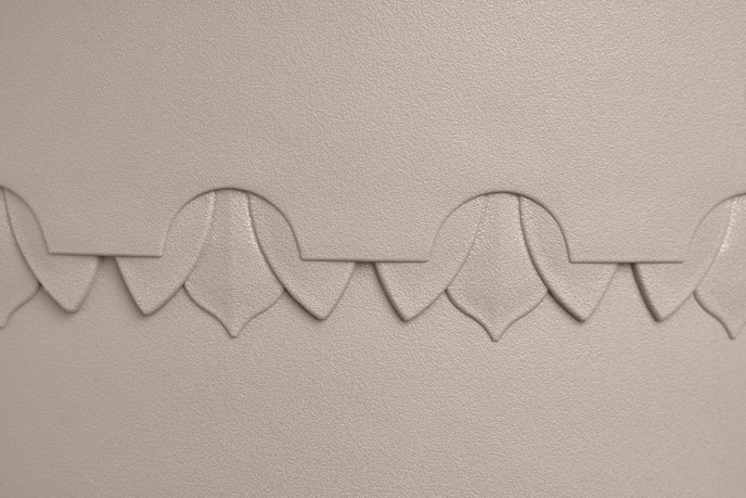 algarve cilindro 48cm beige fungo